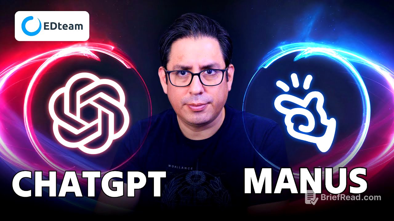 ChatGPT Agent VS Manus - ¿Cuál es el mejor agente de IA?