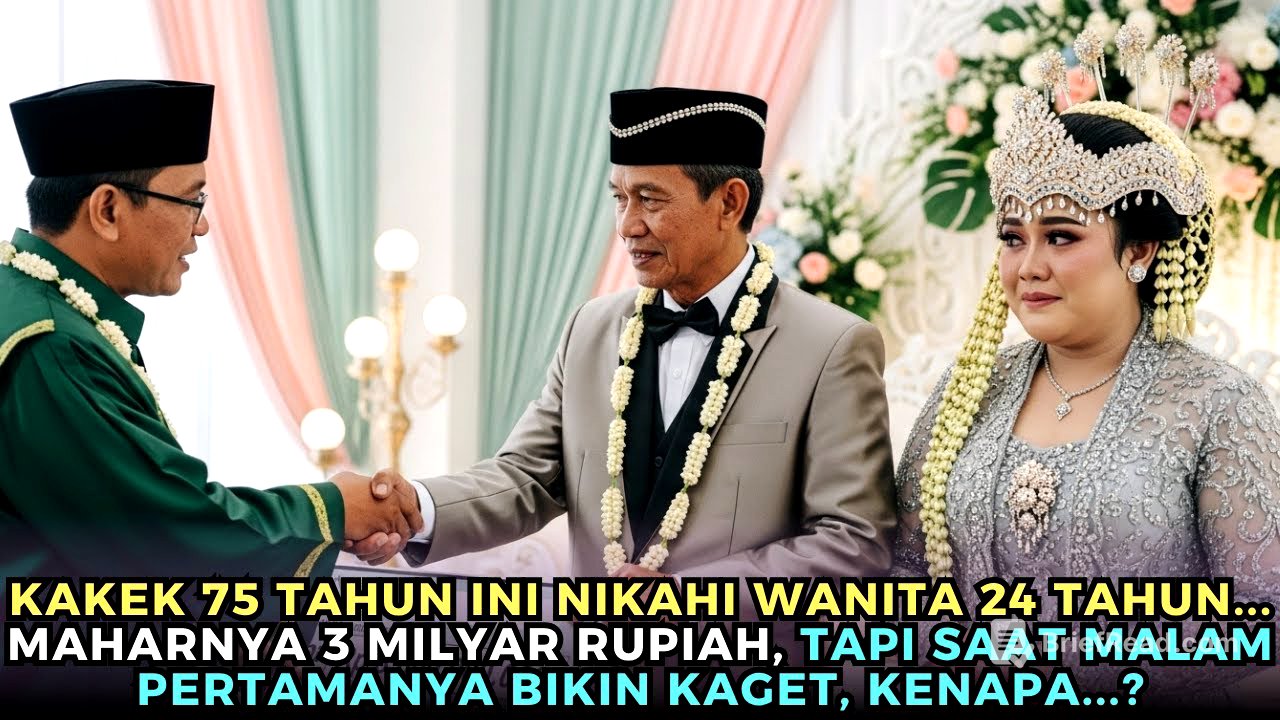 Kakek 74 Tahun Nikahi Gadis 24 Tahun, Tapi Malam Pertamanya Bikin Kaget!