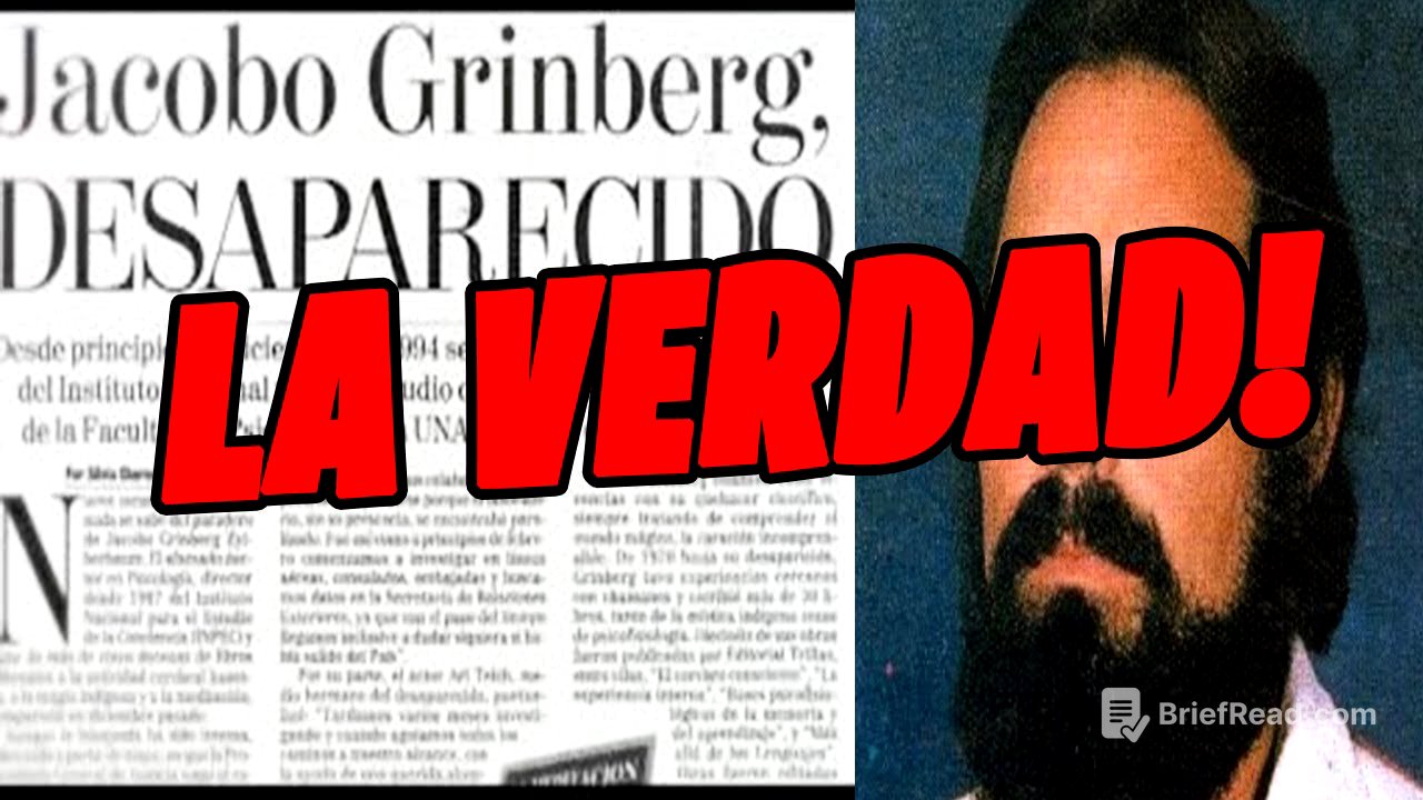 JACOBO GRINBERG me CONTACTÓ...