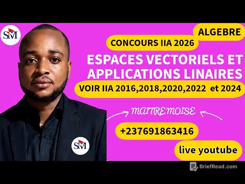 ESPACES VECTORIELS ET APPLICATIONS LINEAIRES ( VOIR IIA- 2016..2022-2024)