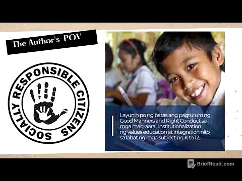 RA 11476 -VALUES EDUCATION AND GMRC ACT