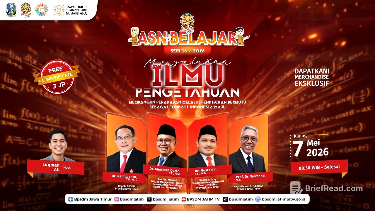 ASN Belajar SEri 16 | 2026 - Menyalakan Ilmu Pengetahuan