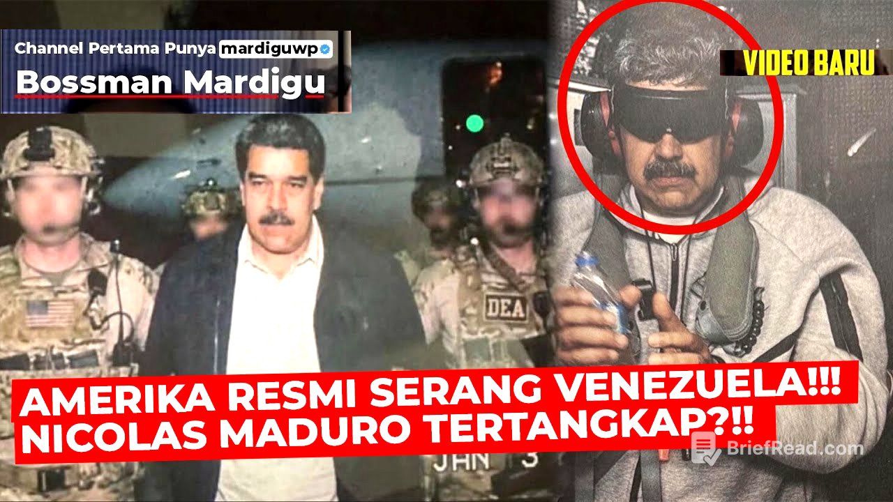 HOT NEWS !!! AMERIKA SERANG VENEZUELA !!! NICOLAS MADURO BERHASIL DITANGKAP ?!! - Mardigu Wowiek