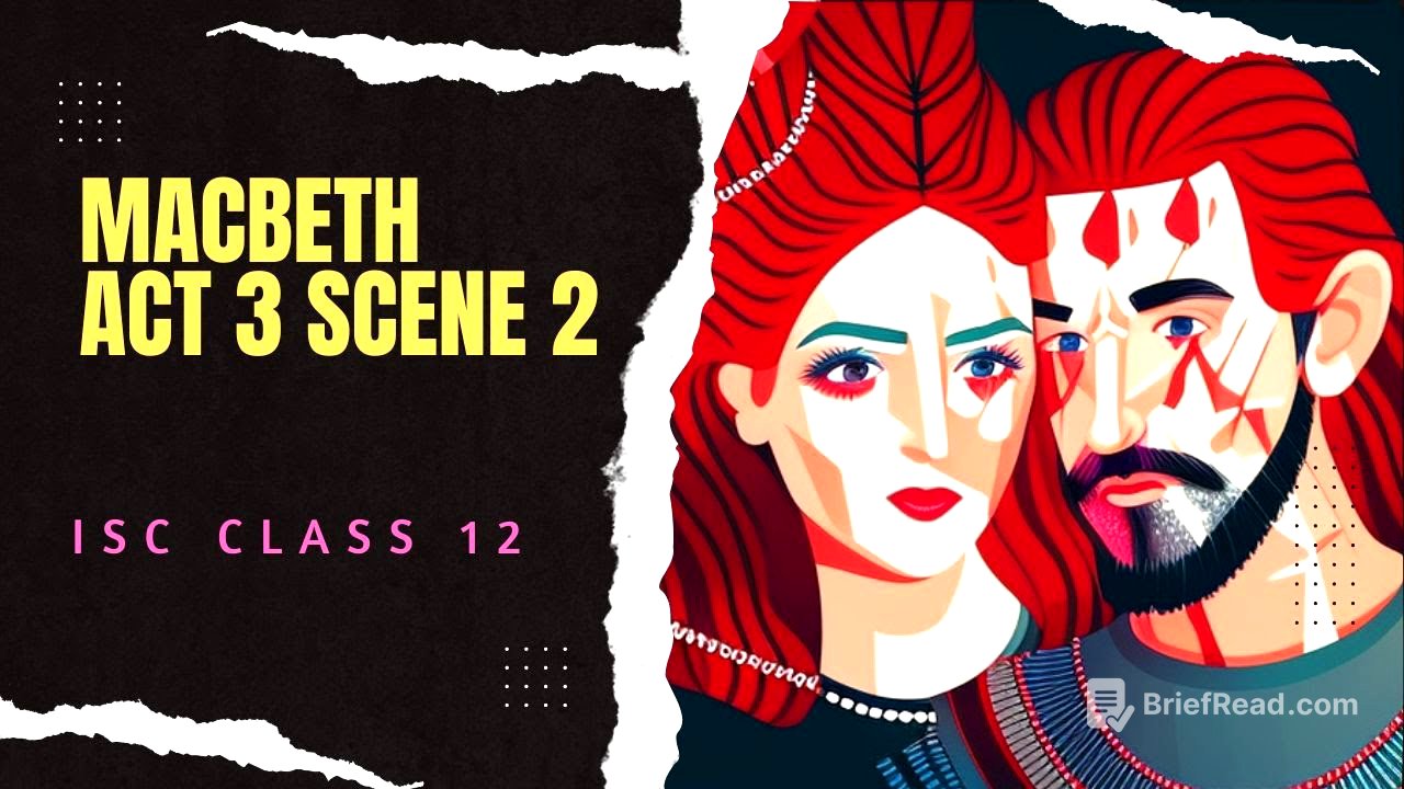 Macbeth Act 3 Scene 2 | Line-by-Line Explanation in English | Sudhir Sir | ISC Class 12 | SWS