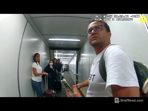 Entitled Man Tries Forcing His Way Onto Plane