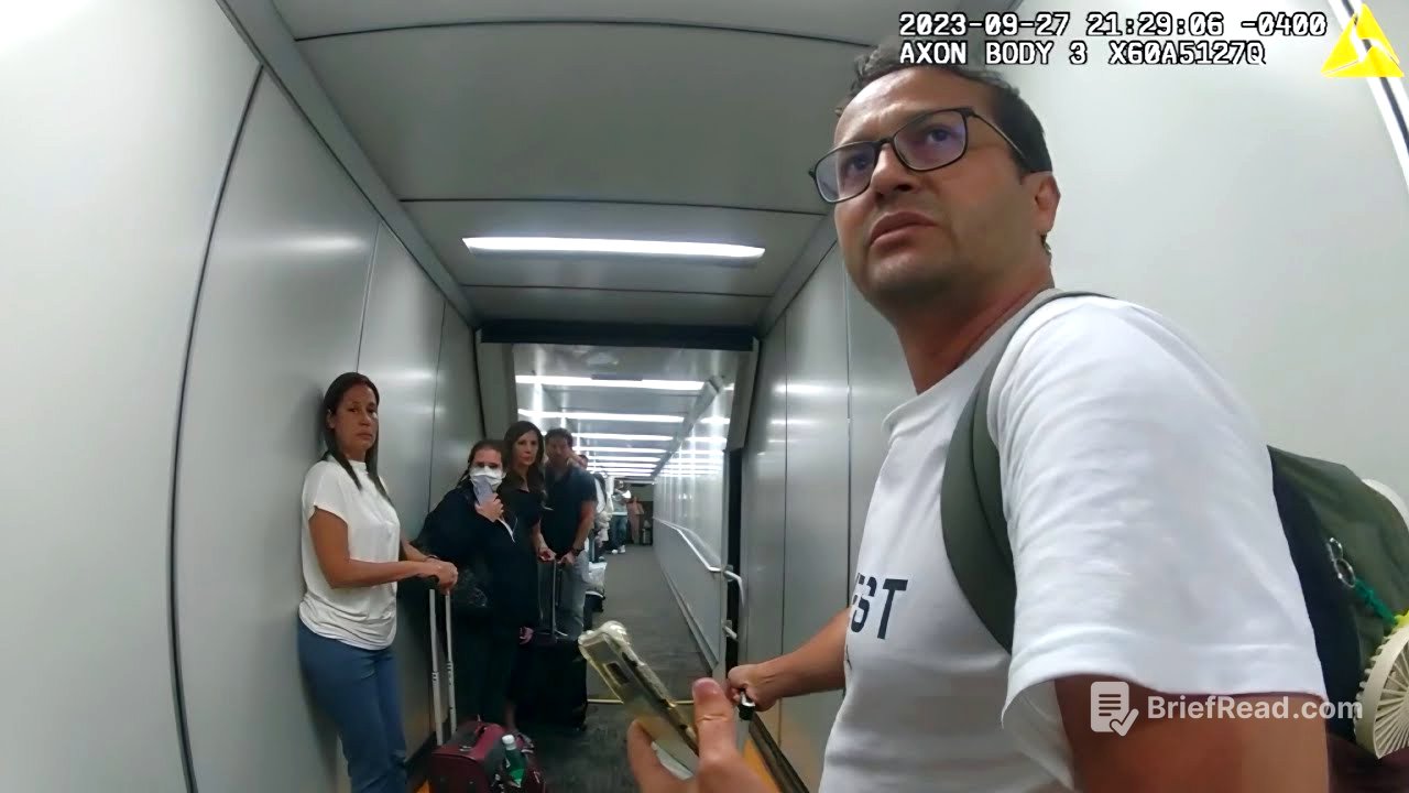 Entitled Man Tries Forcing His Way Onto Plane