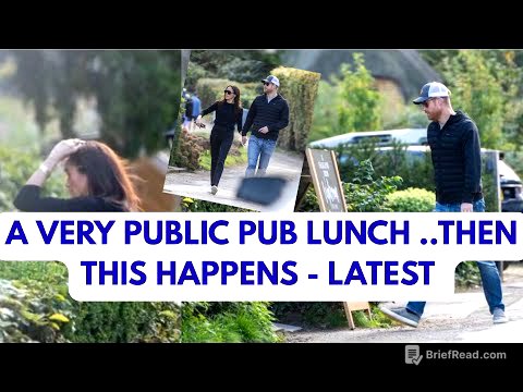 PUB LUNCH & THEN THIS HAPPENS ..#meghanmarkle #royal #princeharry
