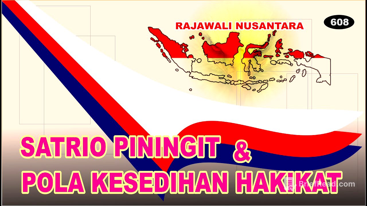 SATRIO PININGIT DAN POLA KESEDIHAN HAKIKAT.