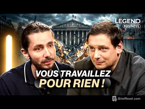 LE PLUS GRAND MENSONGE DE L'ÉTAT FRANÇAIS : VOUS TRAVAILLEZ TOUTE VOTRE VIE POUR RIEN