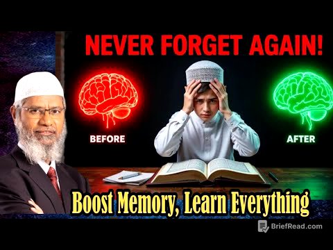 3 Brain Exercise To Boost your Memory | Memorise the Qur'an with ease - Dr Zakir Naik