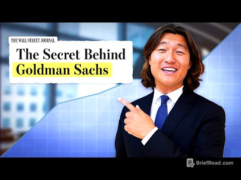 Everything They Teach You at Goldman Sachs in 36 Minutes