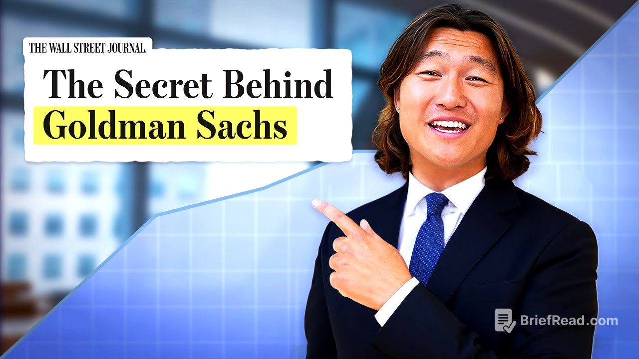 Everything They Teach You at Goldman Sachs in 36 Minutes