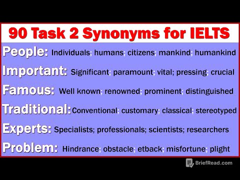 90 Most Commonly Used Words with Synonyms in IELTS Writing Task 2