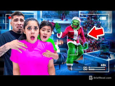 The GRINCH Showed Up To Our House At 3AM! *security footage*