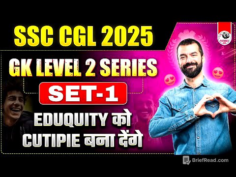 GK LEVEL 2 SERIES FOR SSC CGL 2025 | SET -1 | PARMAR SSC | GK BY PARMAR SIR