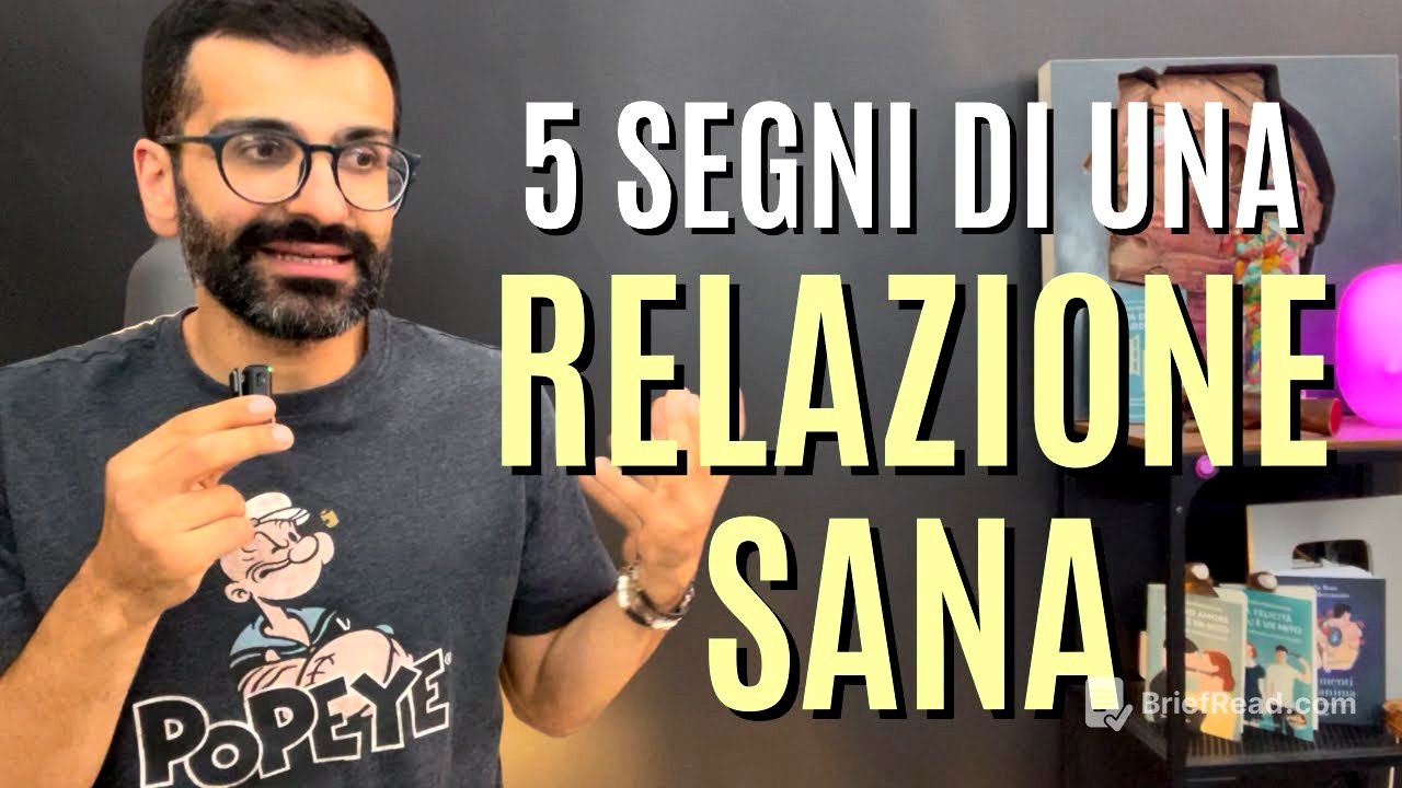 5 segni di una relazione sana