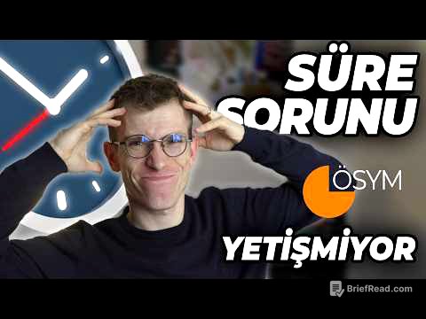 Süre Sorununu Yen! | TYT-AYT Sürem Yetmiyor..