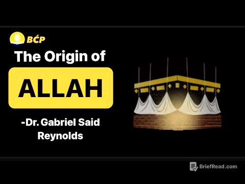 Islamic Origins: The name "ALLAH" | Gabriel Said Reynolds