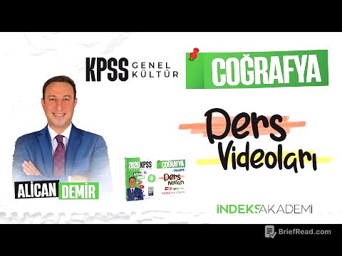 1 - 2026 KPSS - Türkiye'nin Coğrafi Konumu - (Türkiye'nin Sınırları ve Komşuları) - Alican DEMİR