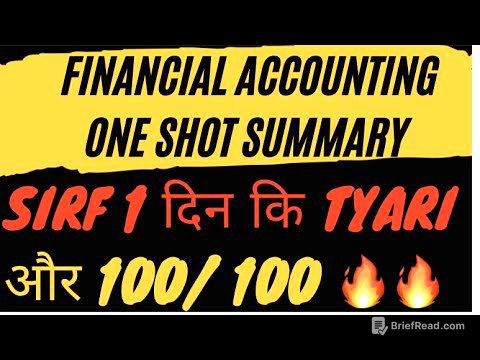 Financial Accounting bcom 1st year oneshot | Bcoc 131 one shot | ignou bcoc 131 one shot | bcomg