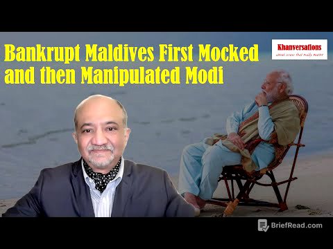 Bankrupt Maldives First Mocked and then Manipulated Modi