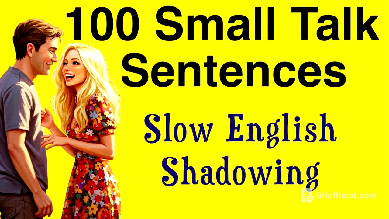 100 Small Talk Sentences for Everyday English – Speak Naturally & Start Any Conversation | Shadowing