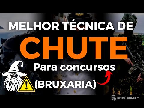 MELHOR TÉCNICA DE CHUTE PARA CONCURSOS