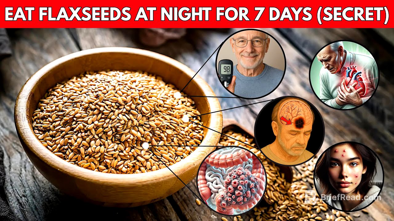 Eat 1 Teaspoon FLAXSEEDS At NIGHT for 7 Days — What Really Happens