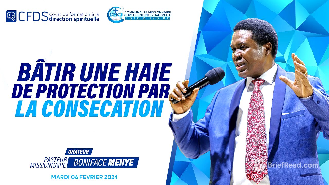 BÂTIR UNE HAIE DE PROTECTION  PAR LA CONSÉCRATION