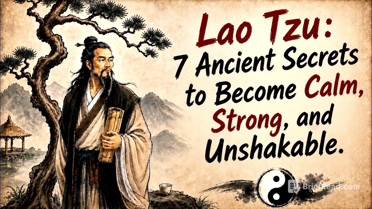 Lao Tzu  7 Ancient Secrets to Become Calm, Strong, and Unshakable