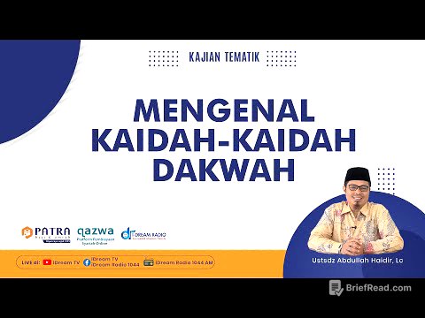 "Mengenal Kaidah-Kaidah Dakwah" | Ustadz Abdullah Haidir, Lc