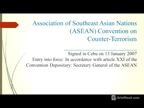 Association of Southeast Asian Nations Convention on Counter Terrorism