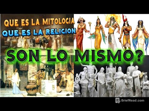 DIFERENCIA ENTRE MITOLOGÍA Y RELIGIÓN
