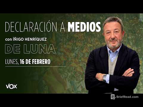 16.02 I Declaraciones a medios IÑIGO HENRÍQUEZ DE LUNA. Asamblea de Madrid
