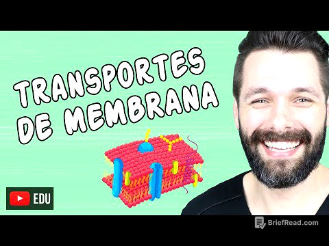 TRANSPORTE ATRAVÉS DA MEMBRANA PLASMÁTICA - Mapa Mental | Biologia com Samuel Cunha