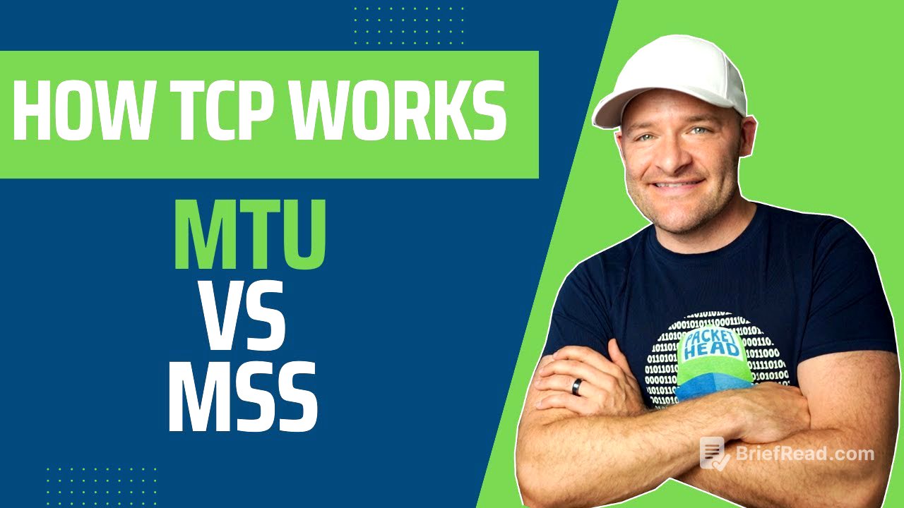 How TCP Works - MTU vs MSS