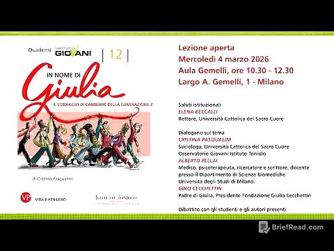“In nome di Giulia. Il coraggio di cambiare della Generazione Z”