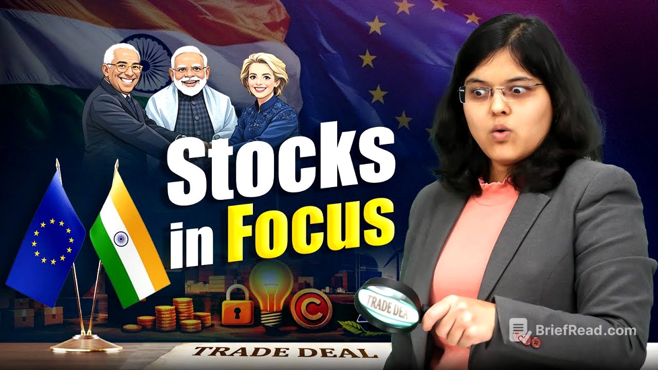 Sectors & Stocks to Watch as the EU Trade Deal Kicks In | CA Rachana Ranade