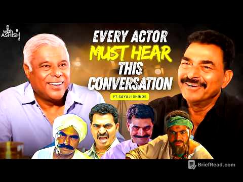 Acting Secrets You Won’t Learn in Any Film School ft Sayaji Shinde | With Ashish Ep.1