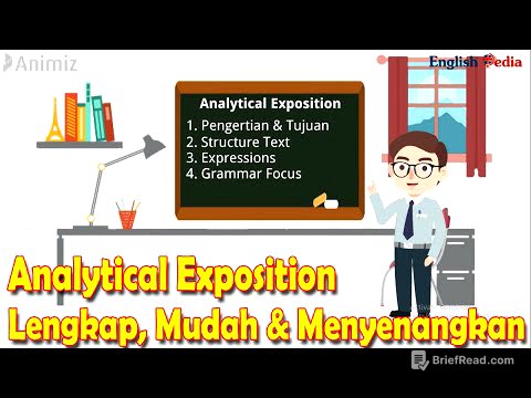 ANALYTICAL EXPOSITION TEXT LENGKAP | KELAS 11 (XI) | PURPOSE, STRUCTURE, LANGUAGE FEATURE