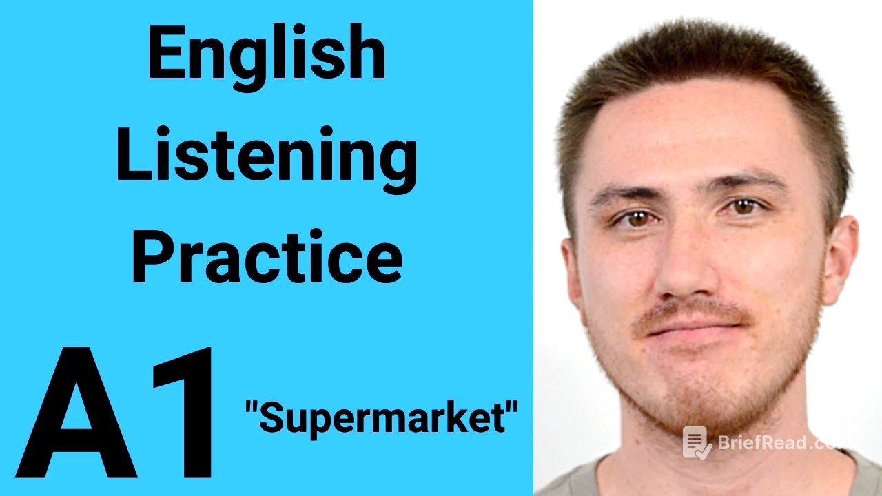A1 English Listening Practice - Supermarket