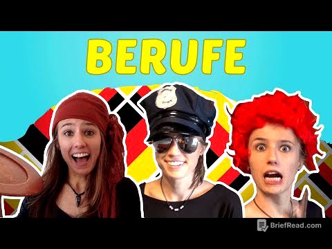 GERMAN LESSON 14: German professions - Deutsche Berufe: Was sind Sie von Beruf? 💇‍👷👮‍