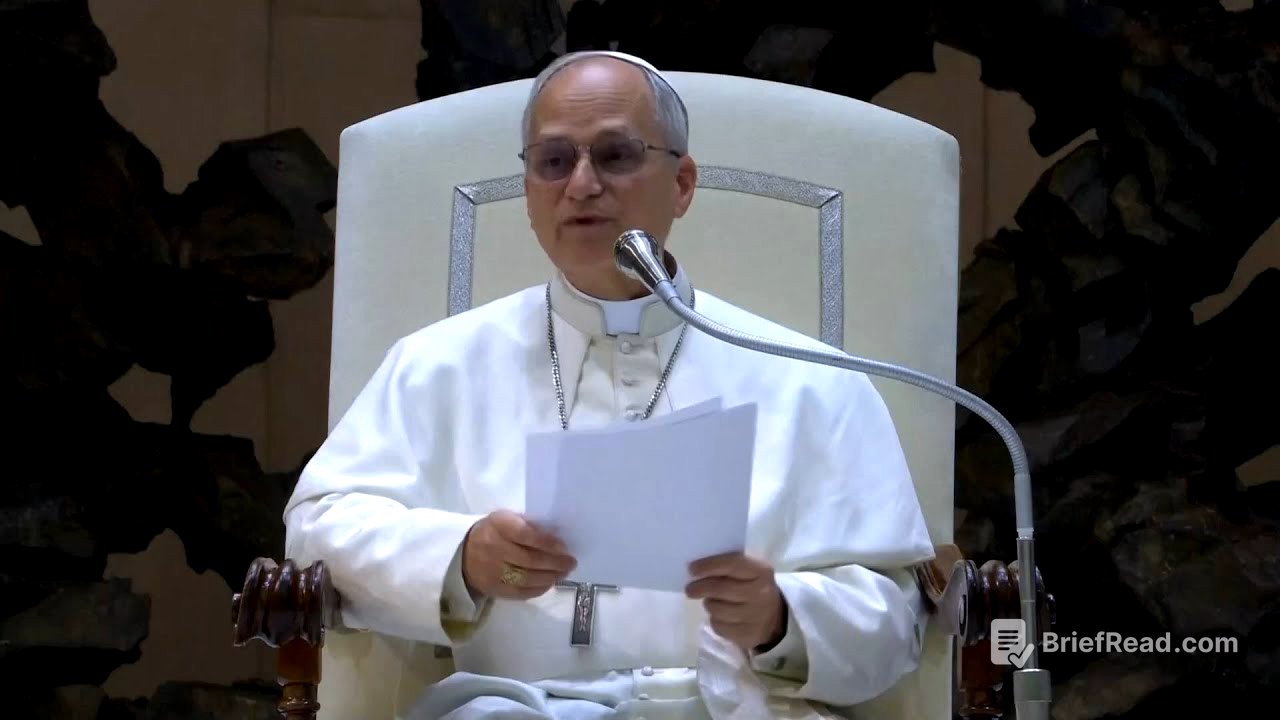 DISCORSO COMPLETO PAPA LEONE XIV: AUDIZIONE con i rappresentanti dei MEDIA