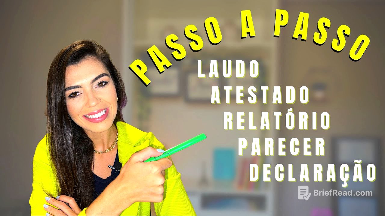 COMO FAZER DOCUMENTOS PSICOLÓGICOS: LAUDO, ATESTADO, RELATÓRIO, PARECER E DECLARAÇÃO|Passo a passo