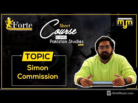 Simon Commission | Olevel Pakistan Studies | 2059/01 | Muhammad Yousuf Memon