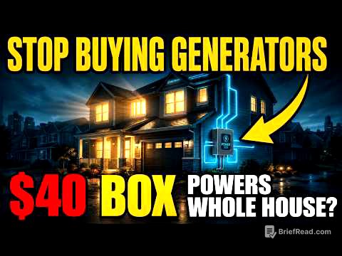Why Buy Generators? This DIY $40 Power Box Runs Your House in a Blackout