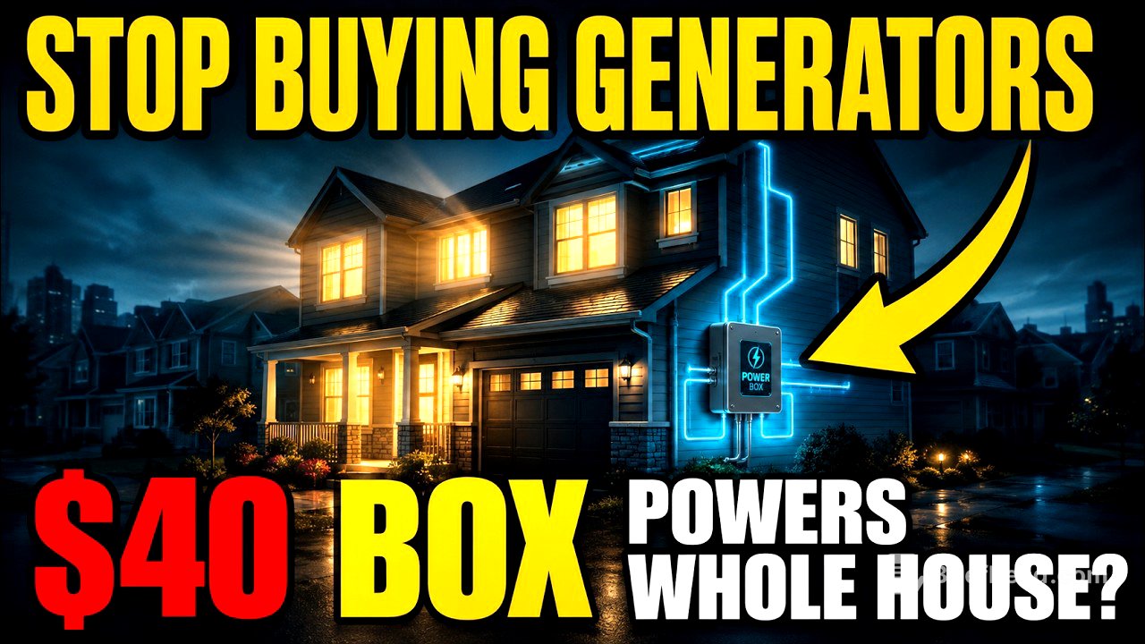 Why Buy Generators? This DIY $40 Power Box Runs Your House in a Blackout