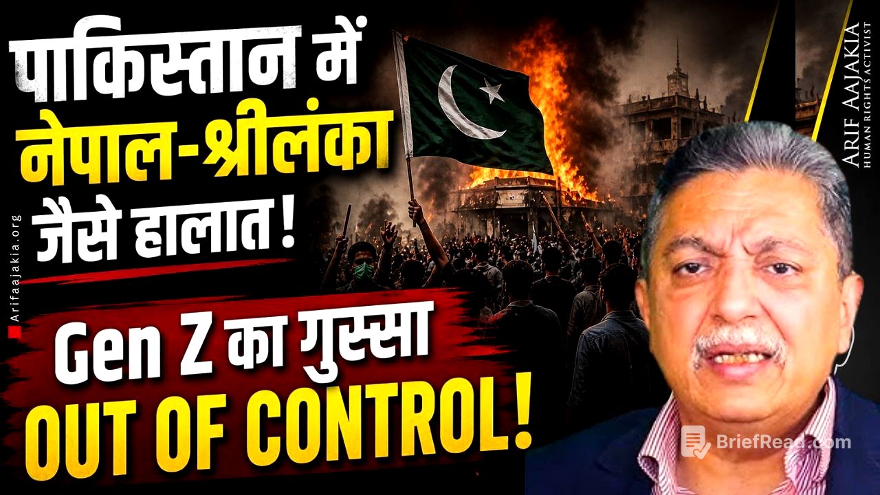 Gen‘Z’ volcano about to erupt in Pakistan. Asim wants Babri mosque. India obsession killing Pakistan