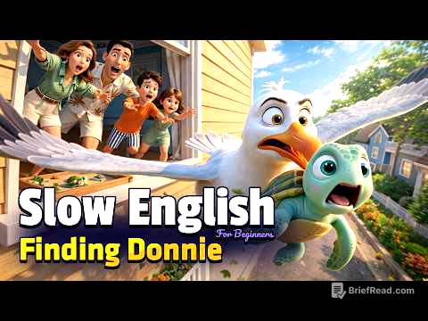 Finding Donnie, the Baby Sea Turtle! | Easy English Listening Practice (A2)