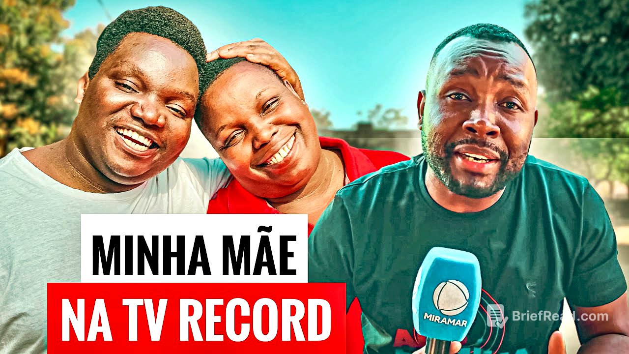 A TV RECORD VEIO CONHECER MINHA MÃE🥰 E NOSSA FAMÍLIA E ESSE FOI O RESULTADO 😬🇲🇿